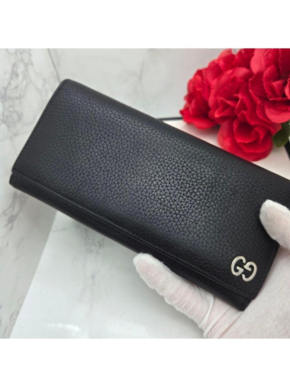★SOLD★ Gucci Wallet Interlocking GG Black - Picture 3 of 15